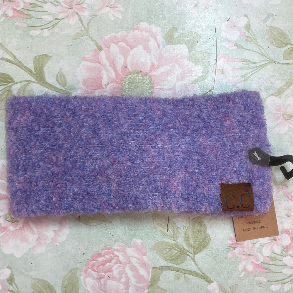C.C Lavender Knit Headband - Picture 2 of 3